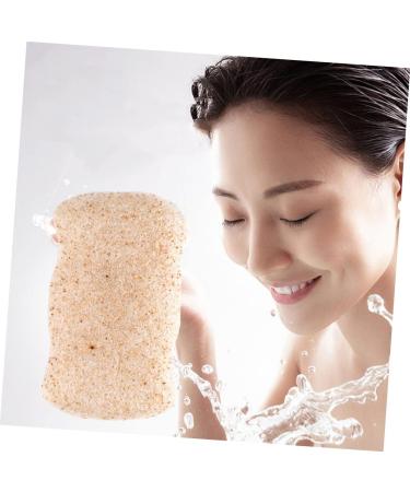 minkissy 1pc Bath Cotton Esponjas Faciales Exfoliating Puff Makeup Removal Sponge Bath Sponge Natural Sponge Face Scrubber Scrubber Wash Round Face Gum Charcoal Long - Buy Online on GoSupps.com