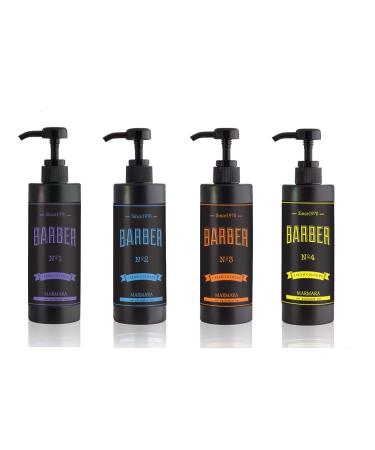 Marmara Barber Cologne - Best Choice of Modern Barbers and Traditional Shaving Fans Glass Bottle (500 ml No4) 16.9 Fl Oz (Pack of 1) No4 - Buy Online on GoSupps.com