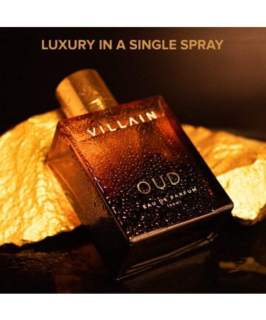 Vil'lain Oud Eau De Parfum for Men | Super Long Lasting Premium Fragrance | Oriental Smoky Spicy | Attar Like Scent for Luxury and Richness | 100ml (3.38 Fl Oz) - Buy Online on GoSupps.com