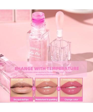 Yasovigi Magic Color Changing Lip Oil | Plumping Moisturizing Gloss | Non-Sticky Lip Primer | International Shipping Available - Buy Online on GoSupps.com