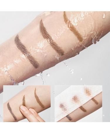 Cooklesa Eyebrow Natural Waterproof Eyebrow Pen with Microfine Tip Two-pronged Eyebrow Pencil Natural Brow Eyebrow Pen (01 Black) - Buy Online on GoSupps.com