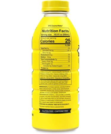 Newest Flavour Lemonade Prime Hydration Drink 3 Pack - (3 Bottles 16.9 Fl Oz Each) - Buy Online on GoSupps.com