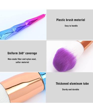 GreenLife Makeup Brushes set 20 pcs Unicorn eye Makeup Brush kit Premium Synthetic Face Eyes Eyeliner Foundation Brush Blending Eyeshadow Blush Concealer Cosmetic Brushes Powder Cream Brush - Blue - Buy Online on GoSupps.com