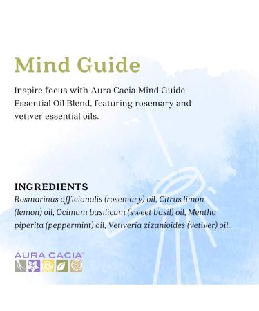 Aura Cacia Mind Guide Essential Oil Blend 15ml | GCMS Tested Purity | Aromatherapy - Buy Online on GoSupps.com