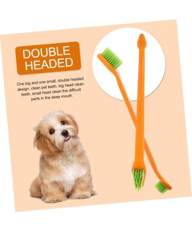 FOMIYES 1 Set Pet Toothbrush Toothbrushes Dog Toothbrush and Toothpaste Toothbrush for Pet Supplies Pet Dog - Buy Online on GoSupps.com