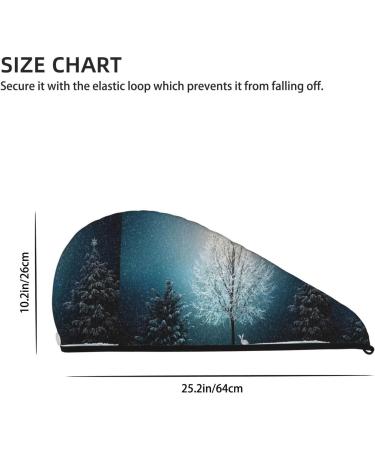 Hair Towel Wrap - Quick Drying Towel Turban with Button | Winter Rabbit Design for Effortless Hair Drying - Buy Online on GoSupps.com