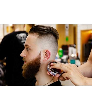 Strong Hold Pomade - High Shine Hair Cream for Men | Imperial Barber Grade | Easy Wash Water-Based | Classic Look & Firm Hold with Comb Set - 3.5 oz - Buy Online on GoSupps.com