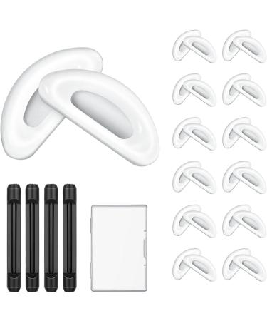 Vastar Glasses Nasal Pads & Brick Cover Set - 13 Pairs Self-Adhesive Silicone Nose Pads + 4 Pairs Anti-Slip Ears - Essential Glasses Accessories - Buy Online on GoSupps.com