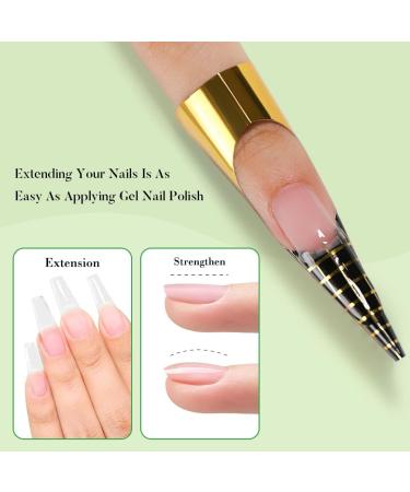 AIMEILI 8-in-1 Builder Base Gel Sheer Color Nail Polish - Long Lasting & Easy to Apply - 10ml (Pack of 1) - Buy Online on GoSupps.com