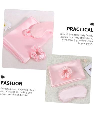 minkissy 1 Set Hair Scrunchies for Women Headband for Women Eye Mask for Sleeping Matron of Honor Proposal Sleeping Mask Wedding Favors Sleep Mask Four Piece Set Silk Bridesmaid Girl - Buy Online on GoSupps.com