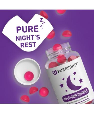 PUREFINITY Melatonin Gummies 5mg for Kids Each Delicious Gummy is 2.5mg (2 Per Serving) for Easily Customizing Your Night Gluten Free Non-GMO Vegan 120 Count (Pack of 2) - Buy Online on GoSupps.com