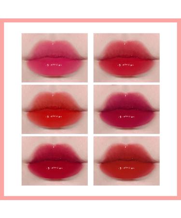 Eakroo 6 Colors Lip Tint Stain Mini Liquid Lipstick Set - Korean Lip Gloss for Moisturizing & Natural Look - Long-Lasting & Vivid Colors for Lips & Cheeks - Buy Online on GoSupps.com