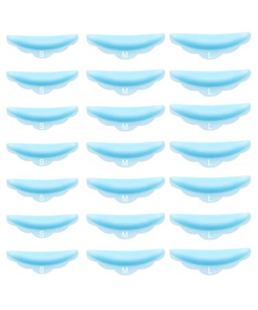 48 Piece Lash Lift Rods Silicone Eyelash Pads(S, M, L), Rods for Lash Lift Silicone Eyelash Perming Curler, Lift Pads for Eyelashes Makeup Beauty Tool (Blue)