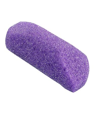 FRCOLOR Pierre de P dicure Double Face pour Enlever Callosit s Taille Moyenne Exfoliante Douce en Mousse Color e Soin des Pieds Usage Personnel Couleur Violette 1 unit (Lot de 1)