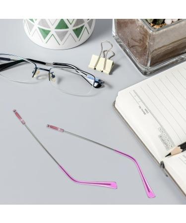 Lurrose Metal Glasses Repair Set - Fix Broken Eyewear with Universal Rubber Ear Grips & Violet Sunglasses - Buy Online on GoSupps.com
