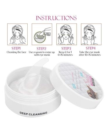 60 Pieces Snail Collagen Eye Masks - Soothing Under Eye Flaps for Puffiness & Dark Circles Removal - Buy Online on GoSupps.com