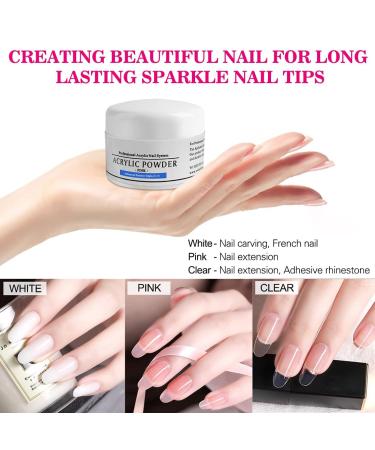 Professional Acrylic Nail Kit with Colorful Acrylic Powder and Liquid Monomer Set - Buy Online on GoSupps.com