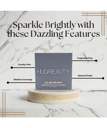 HUDA BEAUTY Easy Bake Talc-Free Brightening Powder - Banana Bread 1 oz | Best Setting Powder for Flawless Makeup - Buy Online on GoSupps.com