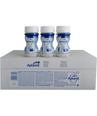 Aptamil First Infant Milk - 24x70ml Ready to Feed Bottles - Buy Online on GoSupps.com