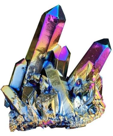 Jewellery Irregular Natural Colorful Rainbow Quartz Crystal Cluster Crystal Ore Rock Minerals Geode Specimen Home Decor Specimen - Buy Online on GoSupps.com