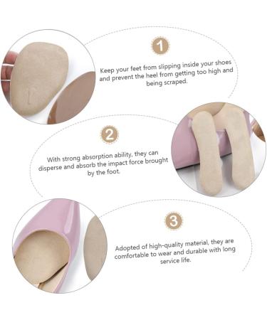 FRCOLOR Comfortable Foot Pads - 5pcs Self-Adhesive Insole Set for Women | High Heel Shoe Grips & Cushions | Assorted Colors - Buy Online on GoSupps.com