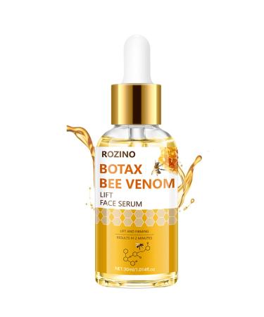 Bee Venom Lifting Face Serum Hydrating & Firming Treatment for Facial Skin Helps Improve Appearance of Sagging Skin Fine Lines & Elasticity Moisturizing & Smoothing Formula (Bee venom)