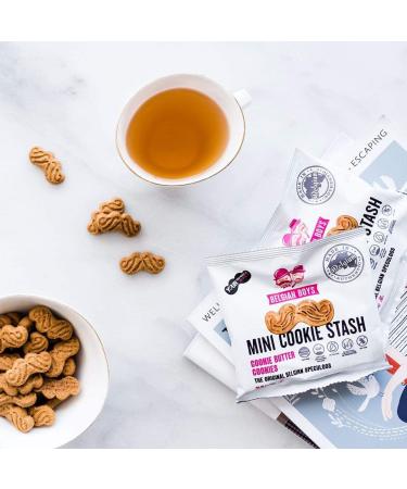 Belgian Boys Speculoos Mini Cookie Stash - Europe Spice Butter Cookies, Non-GMO, Nut-Free, Vegetarian Friendly - 10 x 1oz Pouches - Buy Online on GoSupps.com