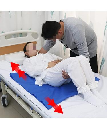 Positioning Bed Pad Reusable Flat Sliding Draw Sheets Mobility Aids for Elderly Disabled Bedridden Patients Turning Moving Repositioning Sliding