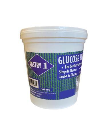 Pastry 1 Glucose Syrup 2.2lb. DE(dextrose equivalent) Rating Of 45-49. GMO Free, Trans Fat Free Liquid Glucose In A Resealable Plastic Pail. Glucose