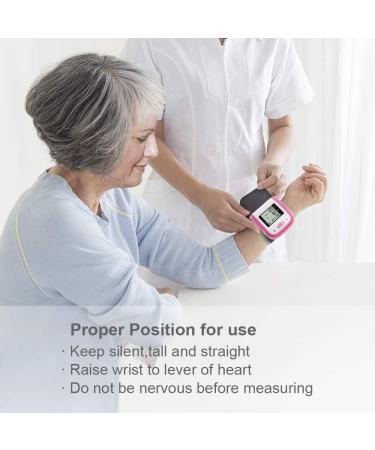 Huapa Pink Wrist Blood Pressure Monitor - Automatic BP Cuff - Buy Online on GoSupps.com