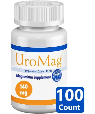 Uro-Mag Magnesium Oxide Dietary Mineral Supplement - 100 Count - Buy Online on GoSupps.com