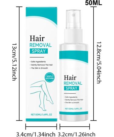 Hair Removal Spray for Women | 50ml Soothing On-the-Go Solution for Soft Skin | Hair Remover for Bikini Area | for Underarms Face Legs Lips Arms Pubic Area - Buy Online on GoSupps.com