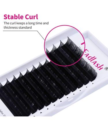 Fadlash Easy Fan DD Curl 0.05 Mixed Length Russian Lashes 11-19mm - Natural Look Self Fanning Eyelash Extensions - Buy Online on GoSupps.com