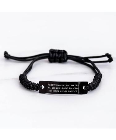 Inspire the Dental Hygienist in Your Life with this Funny and Thoughtful Rope Bracelet Valentine's Unique Gift from Friends to Coworkers Never Forget the Reason You Became a Dental Hygienist. - Buy Online on GoSupps.com