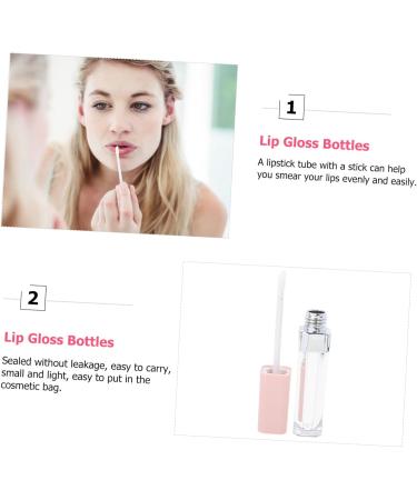 BELLIFFY 6pcs Lip Gloss Empty Tube Eyeline Empty Bottle Lip Tube Eyeliner Eyelash Mascara Tube Pink Abs 1 g (Pack of 1) Pink - Buy Online on GoSupps.com