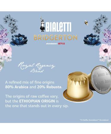 Bialetti Box of 10 Nespresso compatible Bridgerton Capsules Royal Regency flavor - Buy Online on GoSupps.com