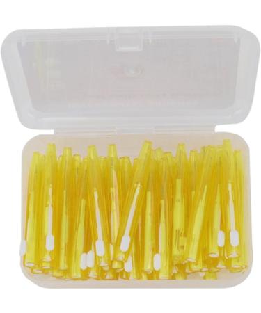 Braces Cleaner - 60 Interdental Brushes for Adults & Children | Slim Design Orthodontic Care Yellow - Buy Online on GoSupps.com
