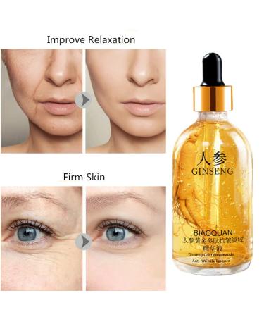 Ginseng Polypeptide Anti-Ageing Essence | Anti-Wrinkle Serum & Gold Ginseng Face Serum | Reduce Fine Lines with Ginseng Essential Oil 100ml - Buy Online on GoSupps.com