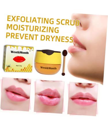 TOVINANNA Moisturizing Lip Mask Sleeping Lip Mask Lip Balm Mask for Women Lip Mask Balm Night Mask Overnight Lip Mask Lip Cosmetic Mask Lip Care Mask Lip Care Pads Month Miss Honey - Buy Online on GoSupps.com