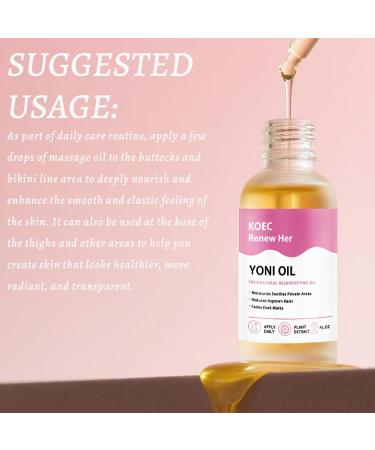 XUHUIT Natural Skin Revitalizing Yoni Oil for Women - Fades Dark Spots Prevents Ingrown Hairs Brightens Skin with Nourishing Moisture (1) - Buy Online on GoSupps.com