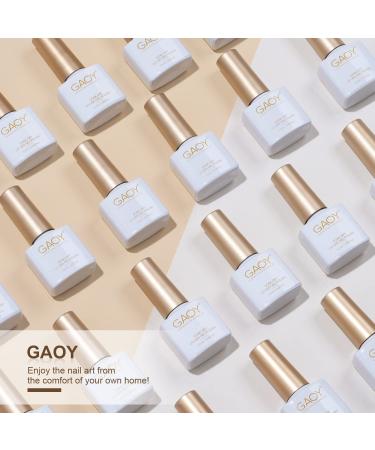 GAOY Gel Nail Polish Kit with UV Light - 6 Jelly Pink Nude Colors Set for DIY Manicure/Pedicure at Home - Includes Glossy & Matte Top Coat/Base Coat - Buy Online on GoSupps.com