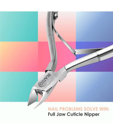 Blazco Professional Stainless Steel Cuticle Trimmer - Precision Cuticle Remover Tool Set, Pack of 1 - Buy Online on GoSupps.com