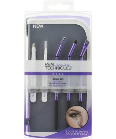 Real Techniques Brow Set - Stainless Steel Brushes by Sam & Nic - Buy Online on GoSupps.com