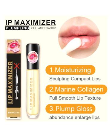 ZARICS Cozzo Lip Plumper Gloss with Vitamin E - Moisturizing Lip Care Serum for Instant Plump and Reduce Fine Lines (1Pcs) - Buy Online on GoSupps.com