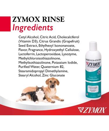 Zymox Leave On Conditioner for Pets 12 fl oz - Hydrating Pet Care Solution - Buy Online on GoSupps.com
