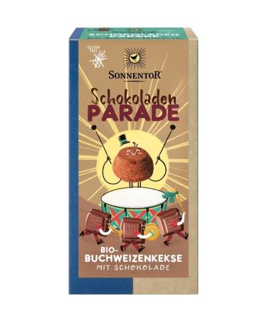 Sonnentor SONNENTOR Organic Buckwheat Cookies - Chocolate Parade - 100g - Pack of 6
