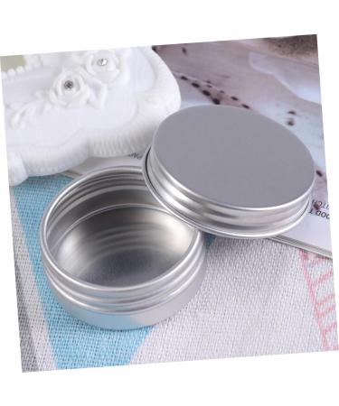 WOFASHPURET Box Container with Lid Powder Jar Clear Purses Mini Candy Clear Lip Balm Tin Containers with Lids Aluminium Cosmetic Screw Tea Buttercream Cream Jars with Lids Travel Tinplate Nut - Buy Online on GoSupps.com