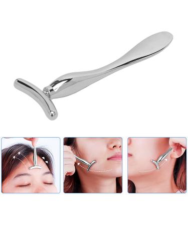 Silver Eye Cream Applicator Magic Wand - T-Shape Zinc Alloy Spoon for Tightening & Wrinkle Reduction - Buy Online on GoSupps.com