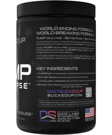 Pump-ocalypse Blueberry Pomegranate | Nitric Oxide L Arginine Supplement | Citrulline Malate GlycerPump | Ultimate N.O. Booster | Lean Muscle Support | Blood Flow Vascularity Hydration Endurance - Buy Online on GoSupps.com