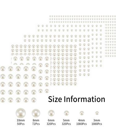 3040 Pieces Pearl Glitter Stones Stickers | Self-Adhesive Rhinestones for Face Body Nails Hair & Makeup - Perfect for Festivals & Christmas Decoration - Buy Online on GoSupps.com